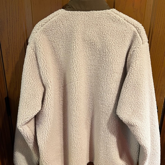 NEW w/o tags - Uniqlo Windproof Outer Fleece Jacket (Beige) Unisex XXL - Picture 10 of 11